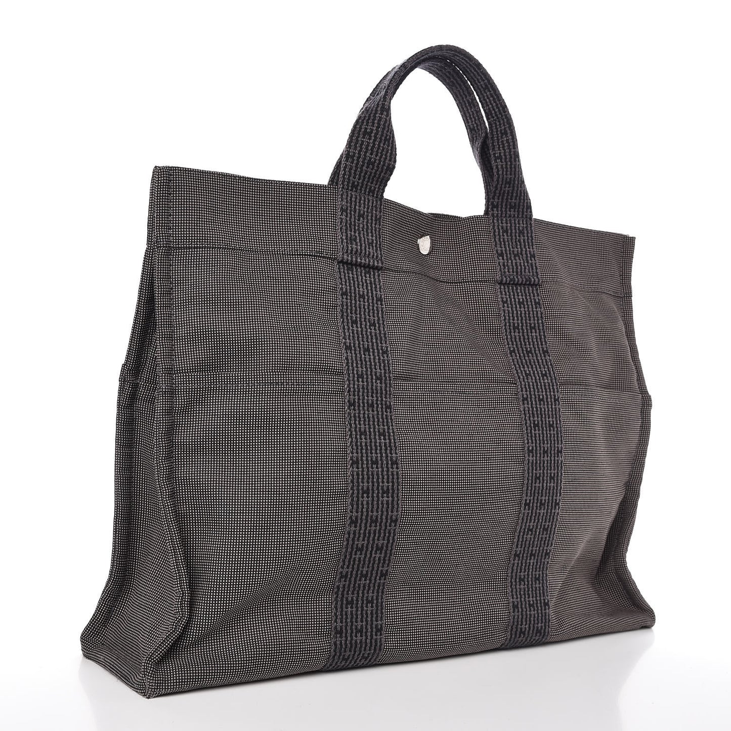 Canvas Herline MM Tote Grey