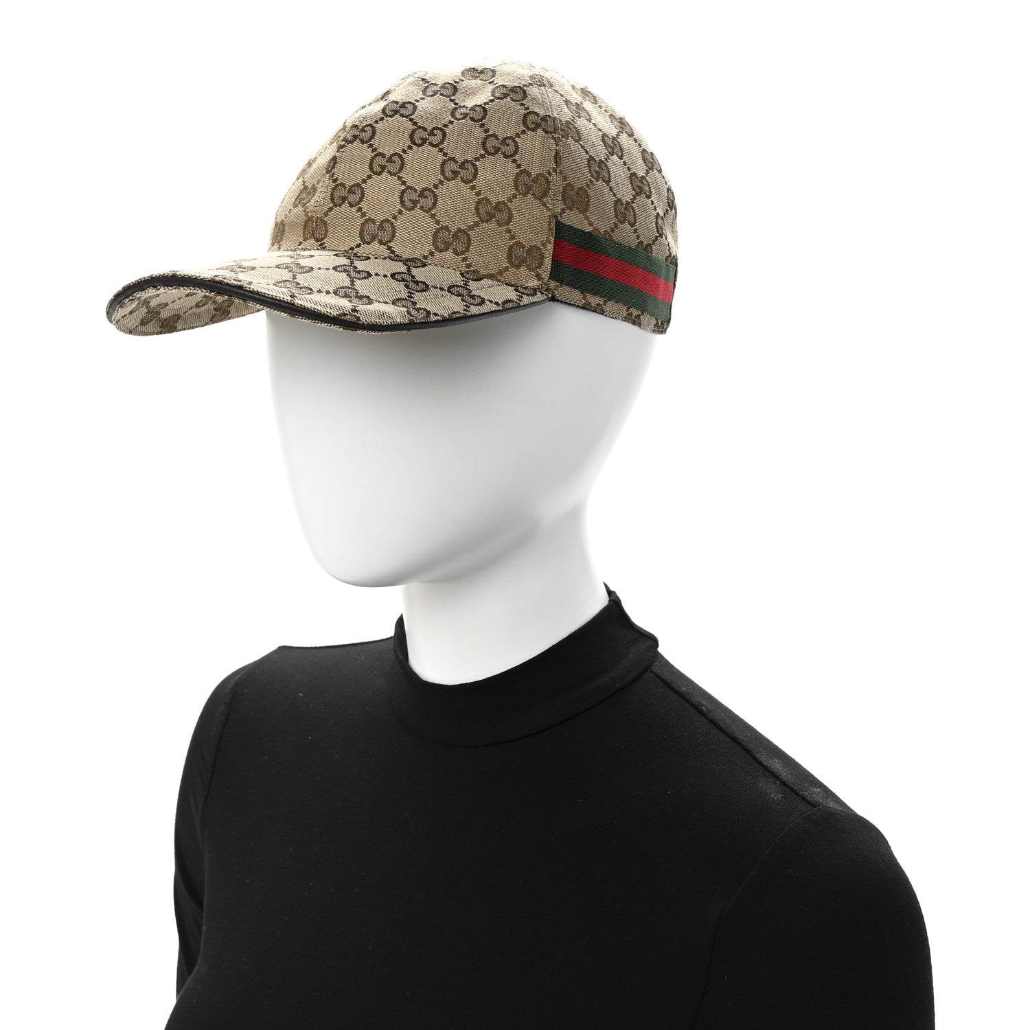 Gucci Monogram Web Baseball Hat M Beige Cocoa 2 of 8