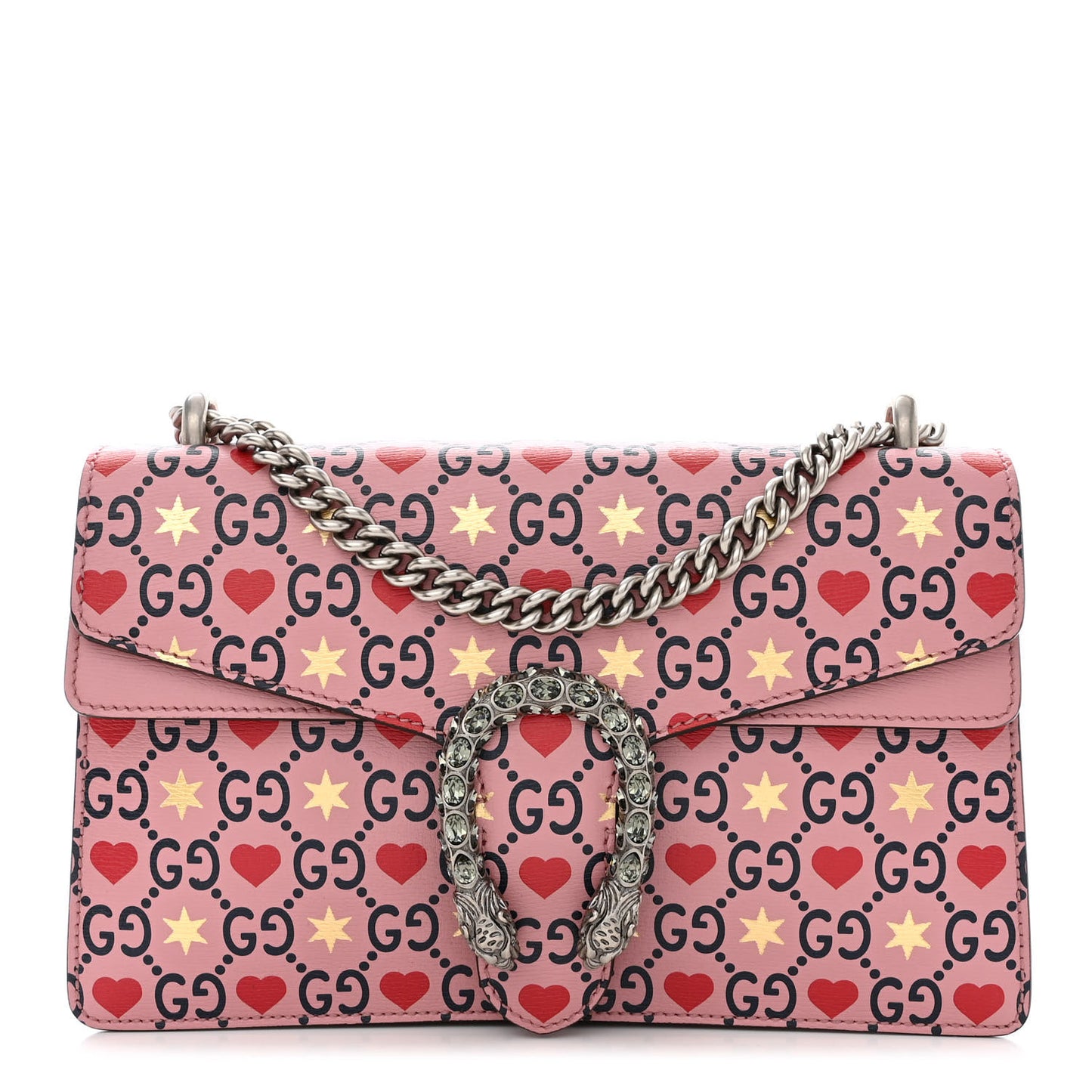 Calfskin Valentine's Day Exclusive Small Dionysus Bag Pink