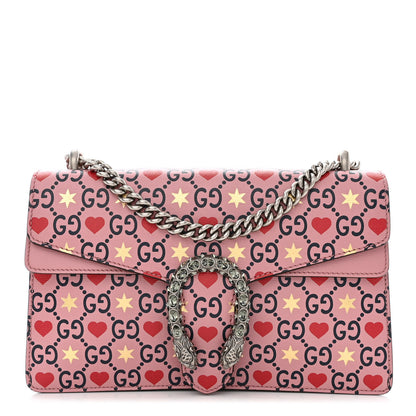Gucci Calfskin Valentine's Day Exclusive Small Dionysus Bag Pink 1 of 12