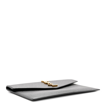 Saint Laurent Grain De Poudre Uptown Pouch Black 4 of 9