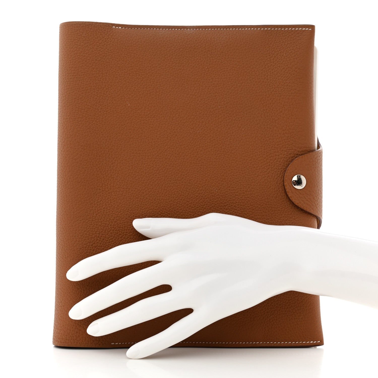 Hermes Togo Ulysse MM Notebook Cover Gold 2 of 7
