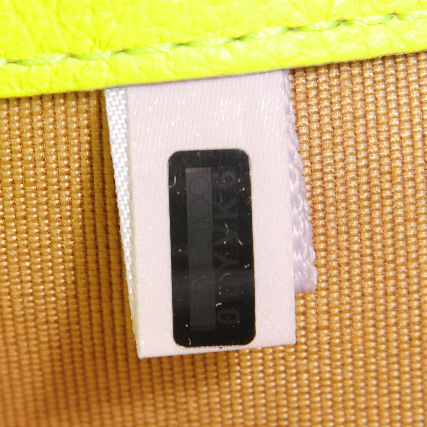 Grainy Calf Reese Wallet Clutch Neon Yellow