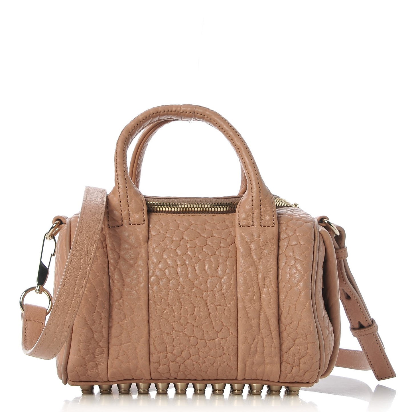 Pebbled Lambskin Mini Rockie Blush Pale Gold Hardware