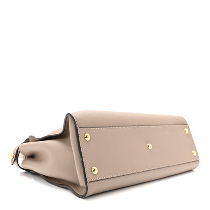 Fendi Vitello Seta Plexiglass Tortoise Medium Peekaboo Iconic Satchel Tortora 4 of 11