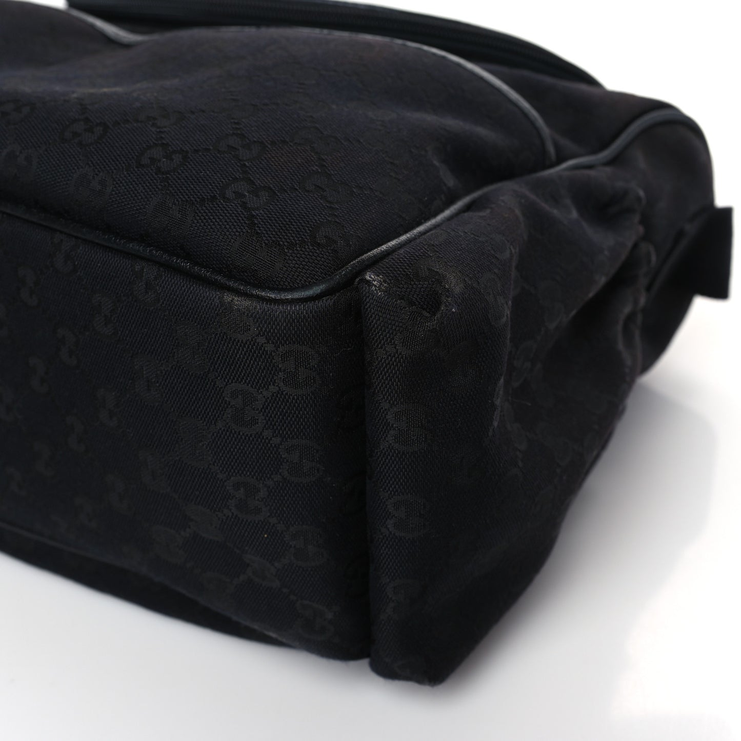 Monogram Large Diaper Bag Black