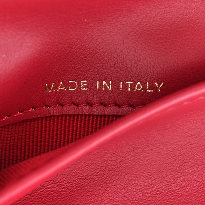 Chanel Goatskin Quilted Chanel 19 Small Flap Wallet Black 8 of 10