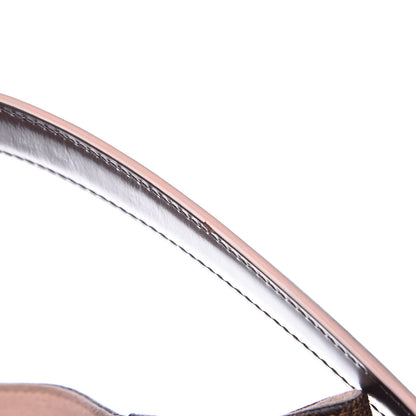 Louis Vuitton Damier Ebene Caissa Hobo Rose Ballerine 13 of 16