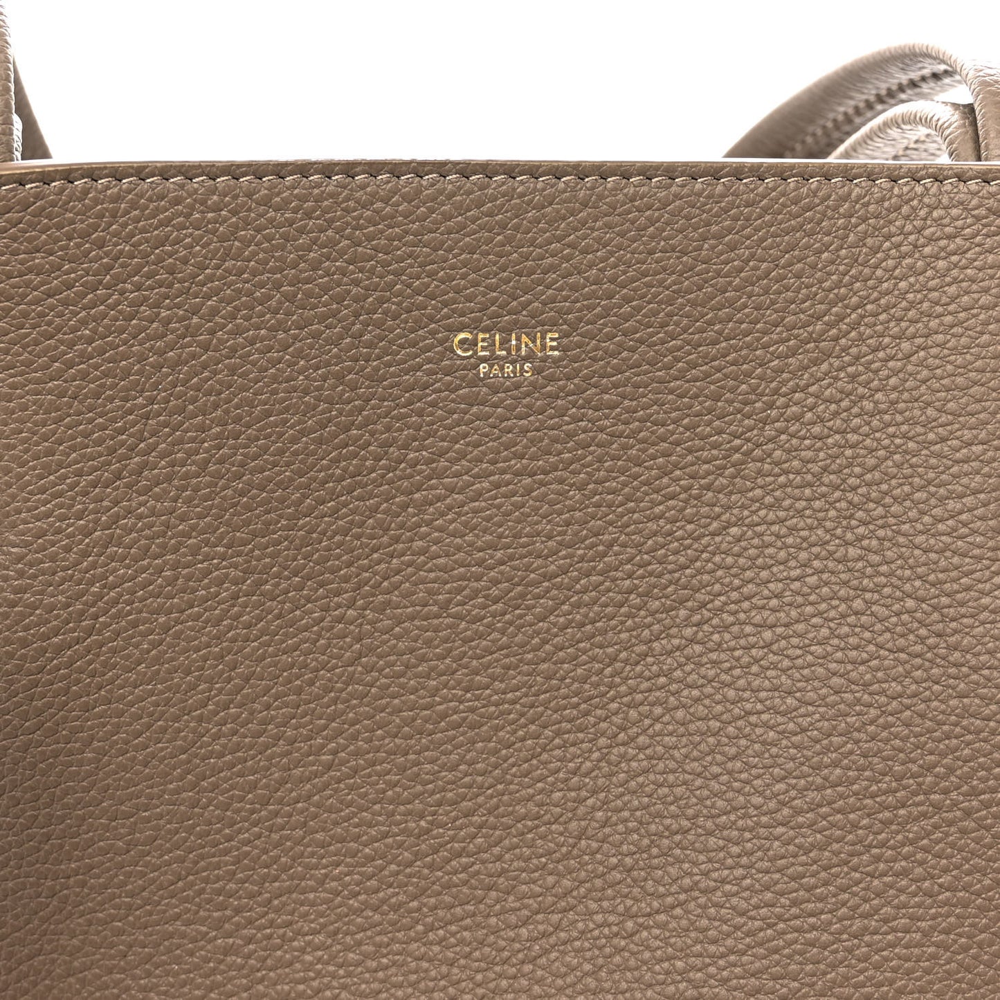 Soft Grained Calfskin Small Belt Cabas Phantom Taupe