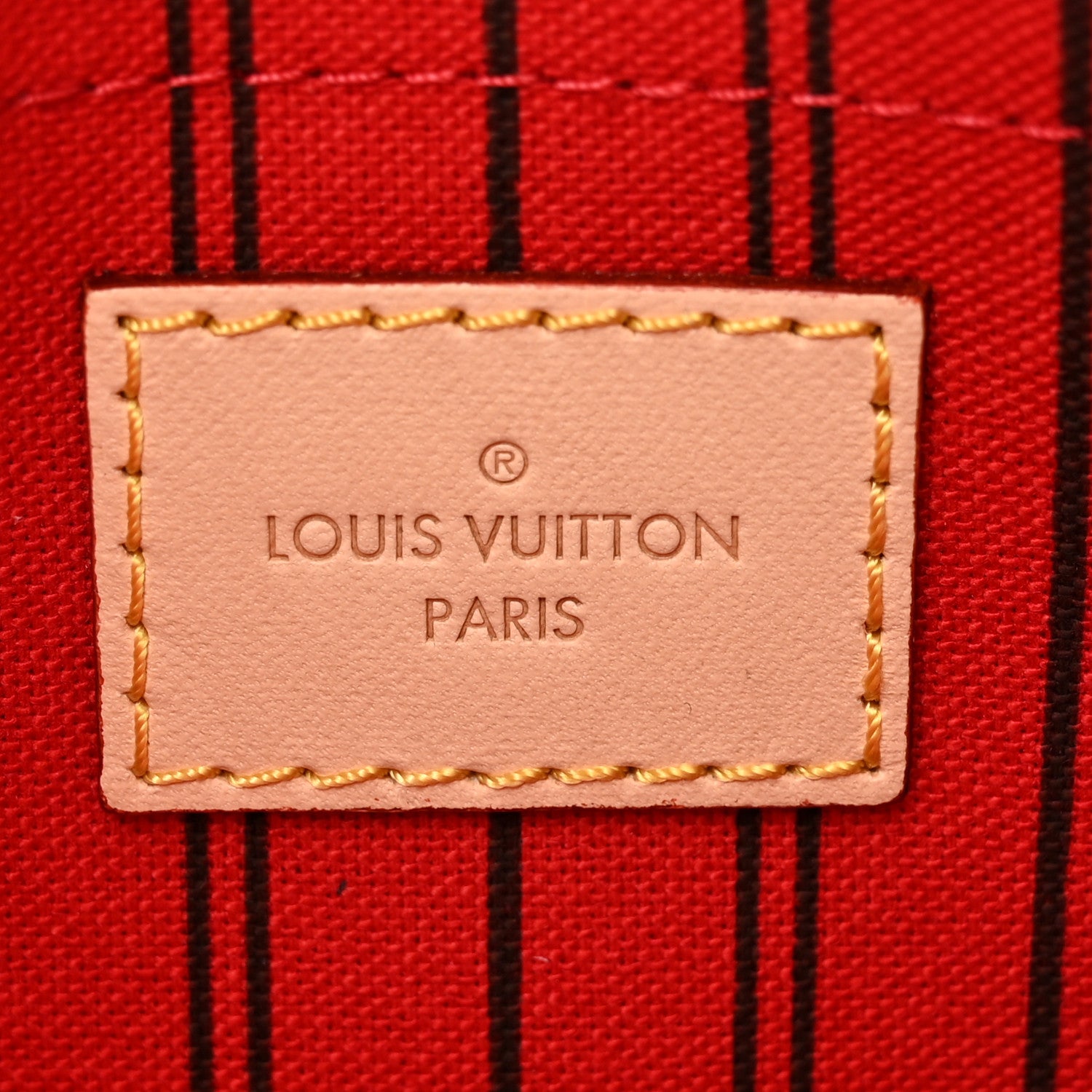 Louis Vuitton Monogram Neverfull MM GM Pochette Cherry 6 of 7