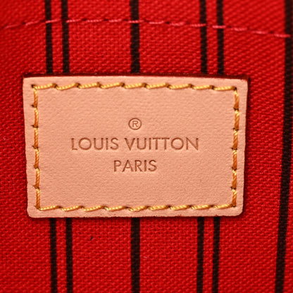 Louis Vuitton Monogram Neverfull MM GM Pochette Cherry 6 of 7