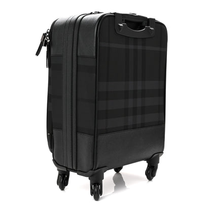 Burberry Smoked Check Carry-On Suitcase Black 2 of 10