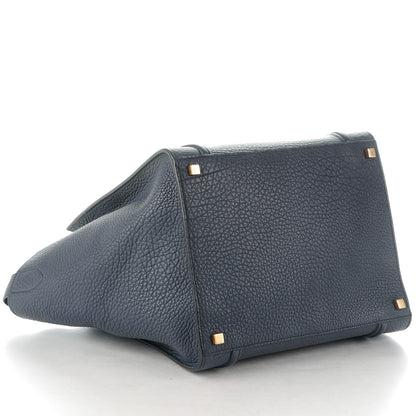 Celine Bullhide Calfskin Medium Phantom Luggage Navy Blue 4 of 9