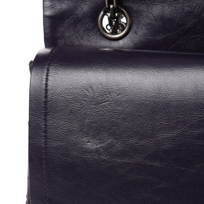 Chanel Aged Calfskin Quilted 2.55 Reissue 227 Flap Dark Purple 11 of 12