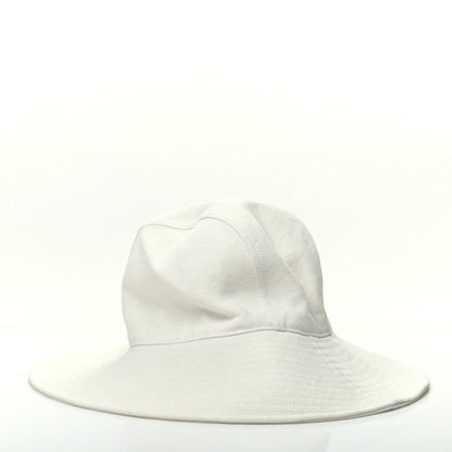 Hermes Linen Colette Hat 56 Warm White 3 of 5