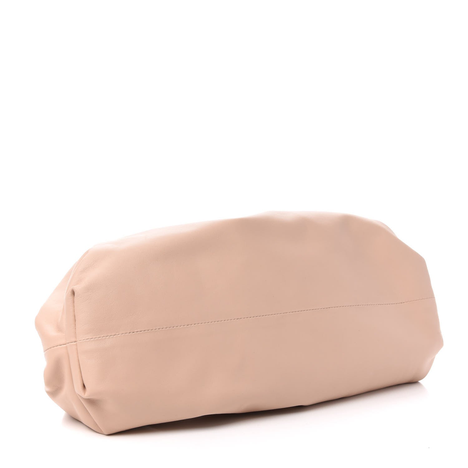 Bottega Veneta Smooth Butter Calf The Pouch Oversized Clutch Nude 3 of 9