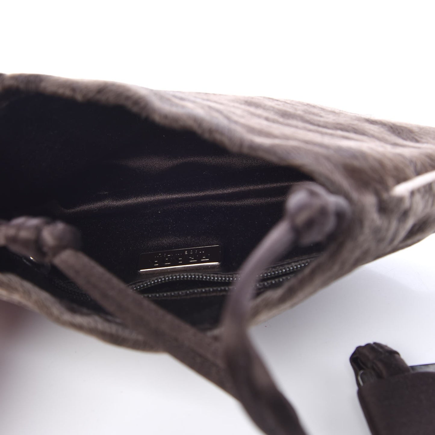 Calf Hair Clutch Brown