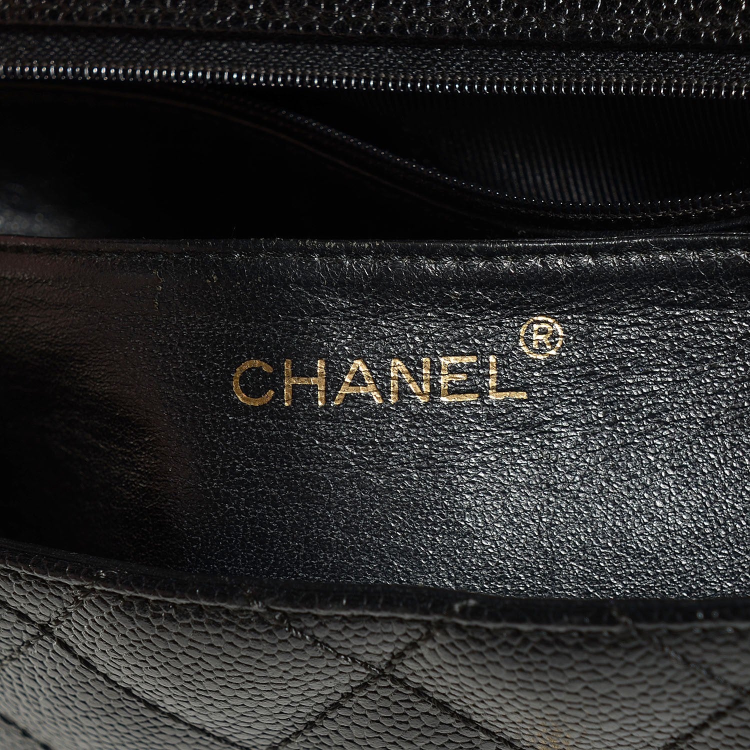 Chanel Caviar Quilted Jumbo Kelly Flap Black 6 of 9