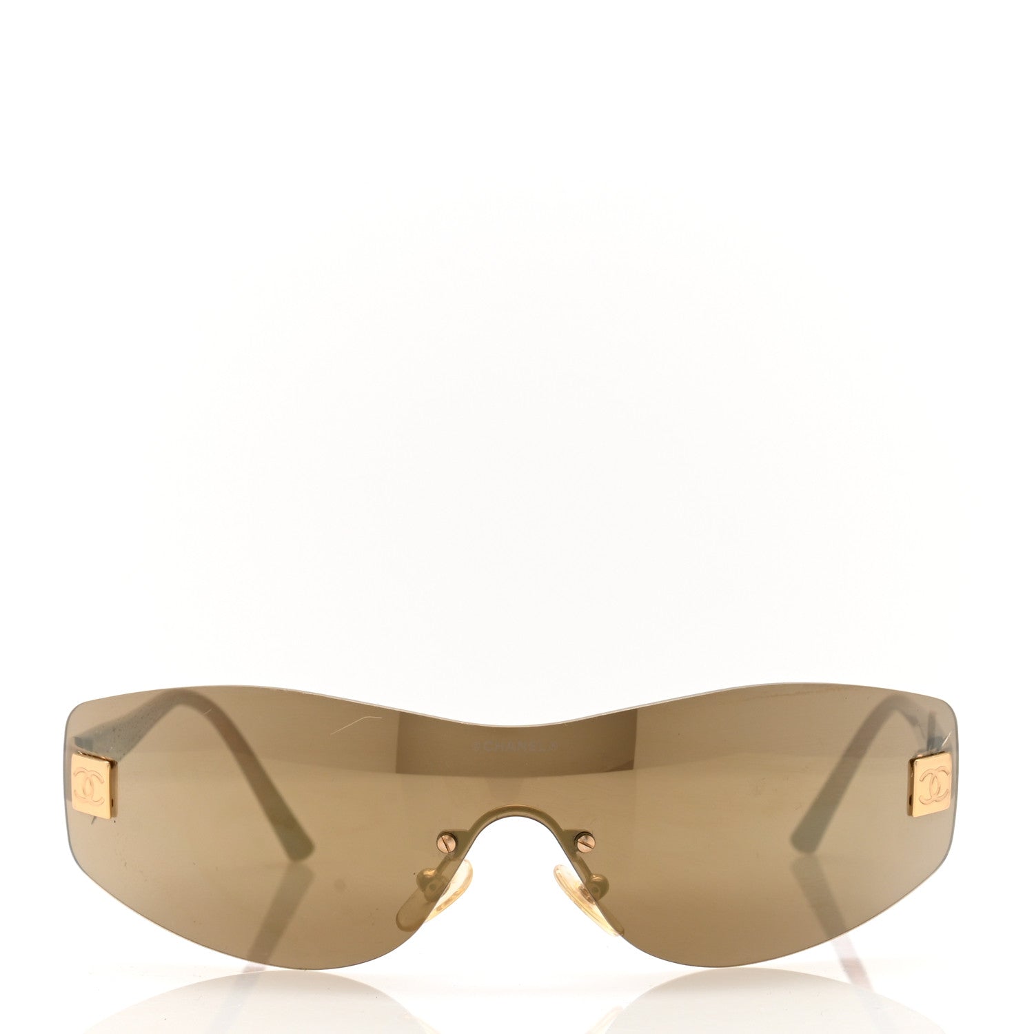Chanel Frameless CC Sunglasses 4019 Bronze 2 of 8