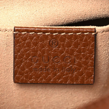 Gucci New Denim GG Monogram Dollar Calfskin Mini Ophidia Shoulder Bag Blue Tea Cuir Epilog 6 of 10