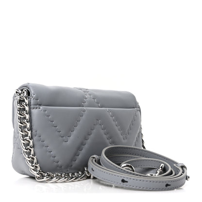 Marc Jacobs Calfskin Quilted The J Marc Shoulder Bag Wolf Grey 3 of 10