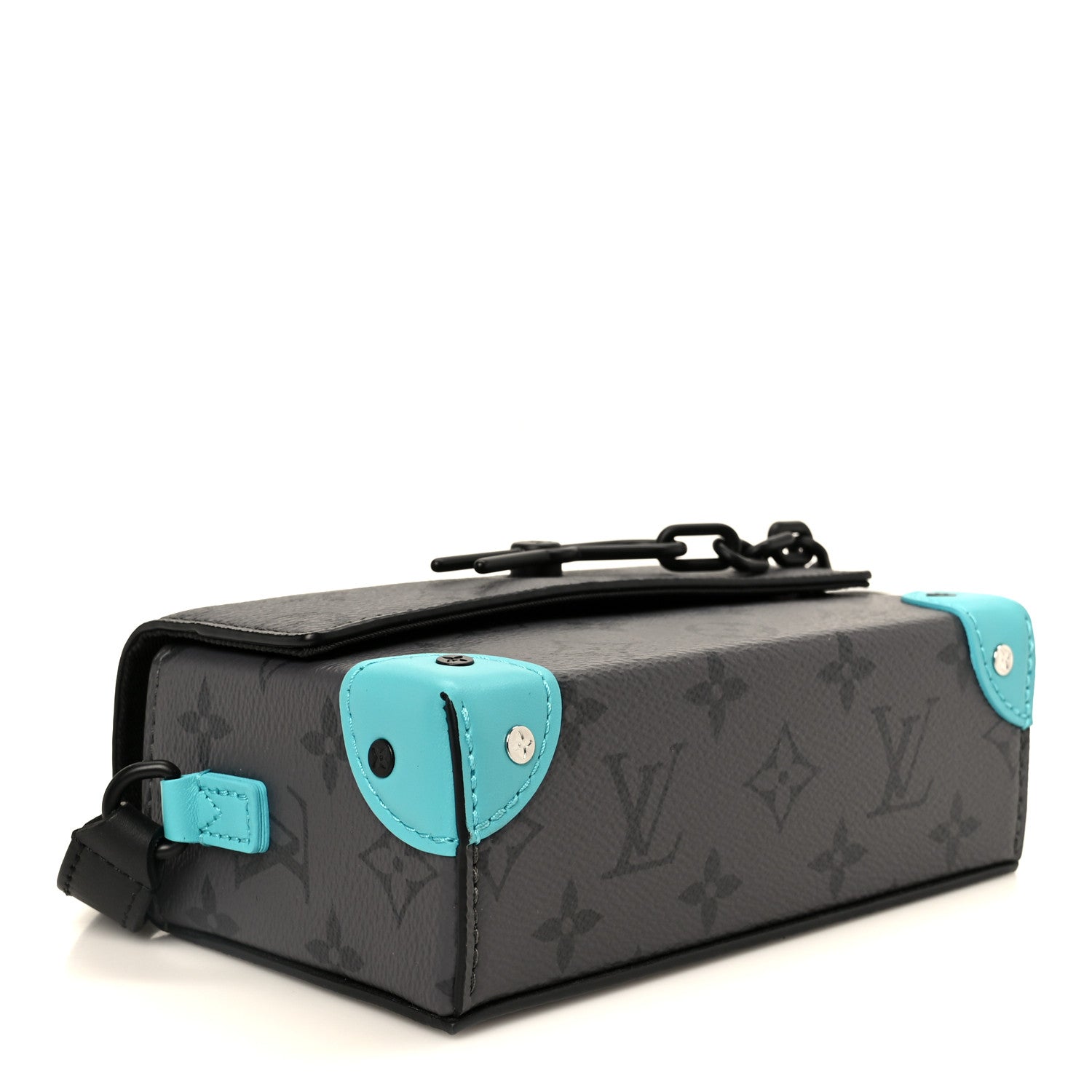 Louis Vuitton Reverse Monogram Eclipse Steamer Wearable Wallet Turquoise 4 of 9