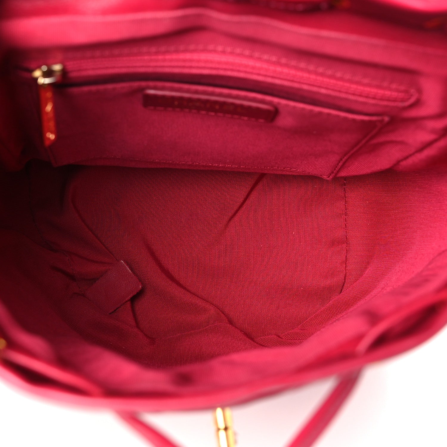 Chanel Lambskin Chevron Quilted Small Urban Spirit Backpack Dark Pink 5 of 10