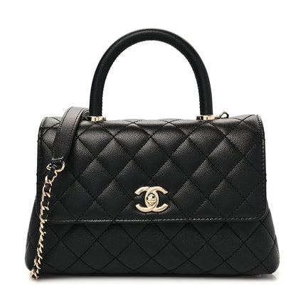Chanel Caviar Quilted Mini Coco Handle Flap Black 1 of 9
