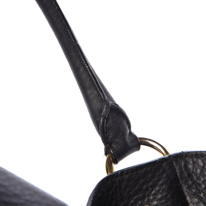 Prada Vitello Daino Buckle Tote Black 12 of 13