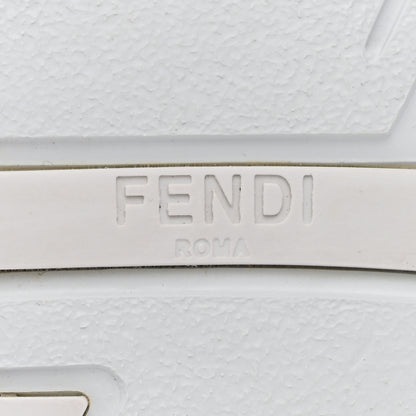 Fendi Vitello Womens Fendi Flow Low Top Sneakers 35 Ultra White 7 of 15