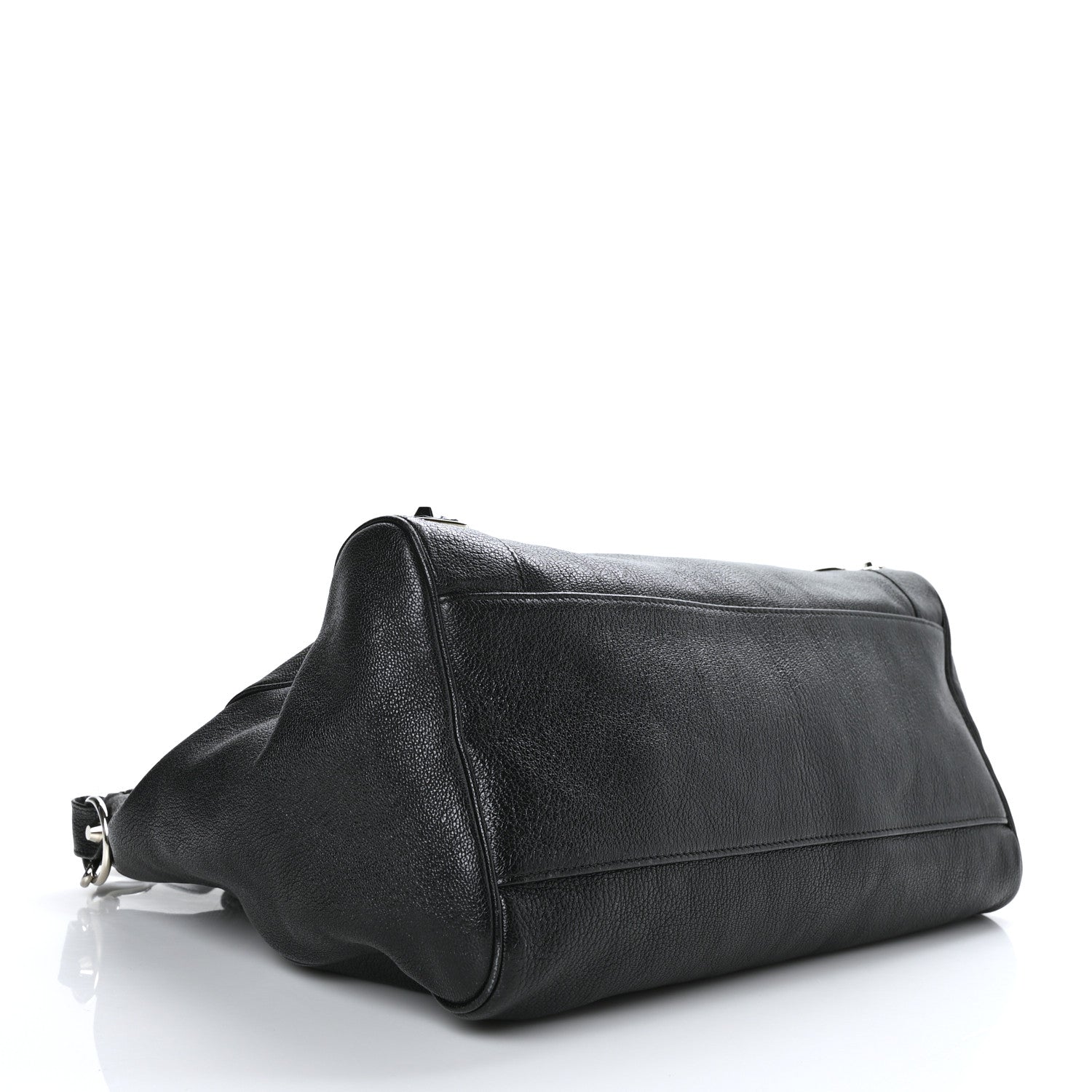Balenciaga Chevre Silver Metallic Edge Hardware Velo Black 4 of 11
