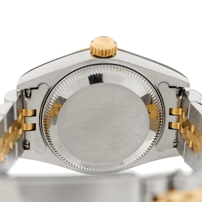 Rolex Stainless Steel 18K Yellow Gold 26mm Oyster Perpetual Datejust Watch White Roman 79173 4 of 4