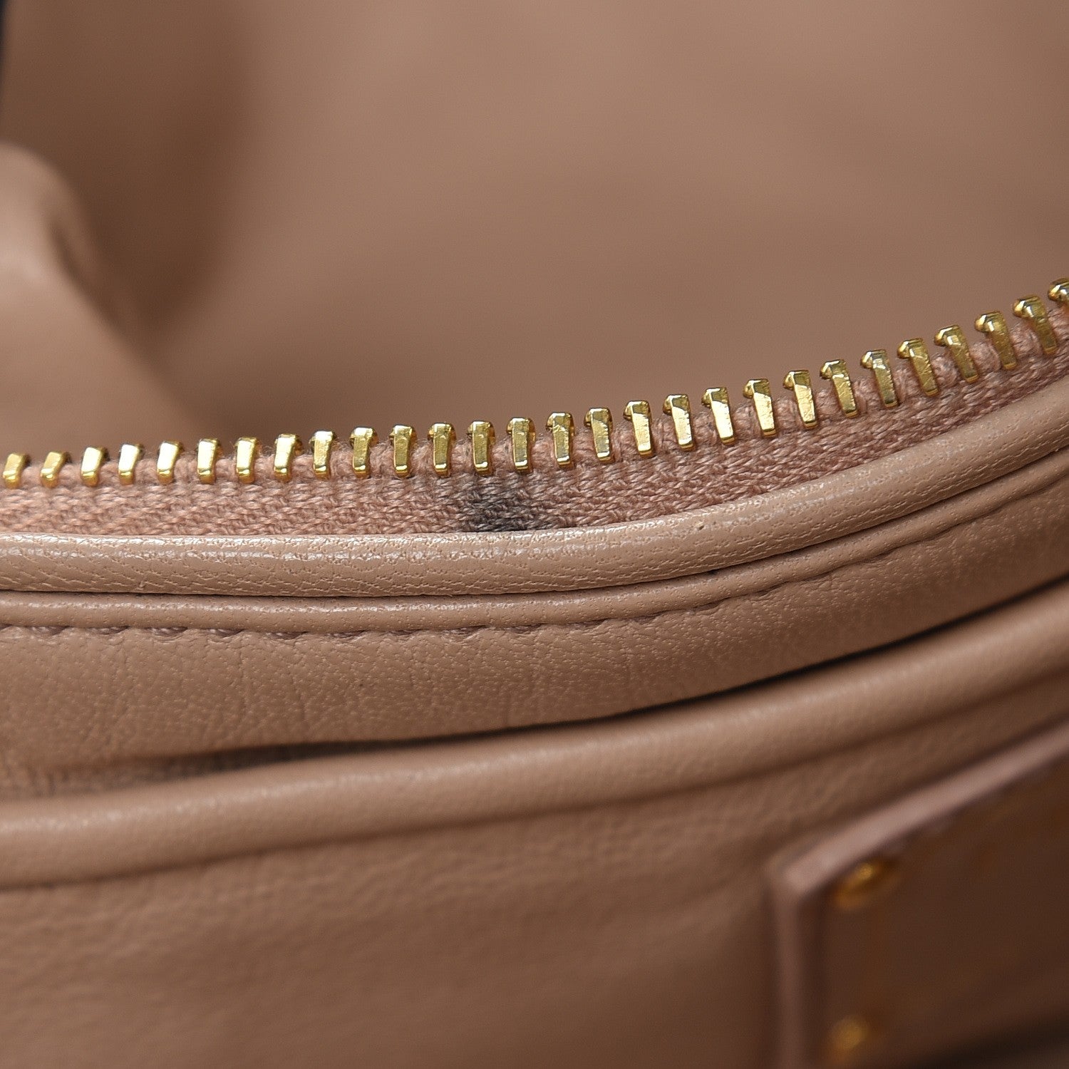 Prada Nappa Gaufre Ruched Clutch Pomice 8 of 14