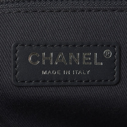 Chanel Lurex Boucle Small Deauville Tote Light Grey 5 of 9