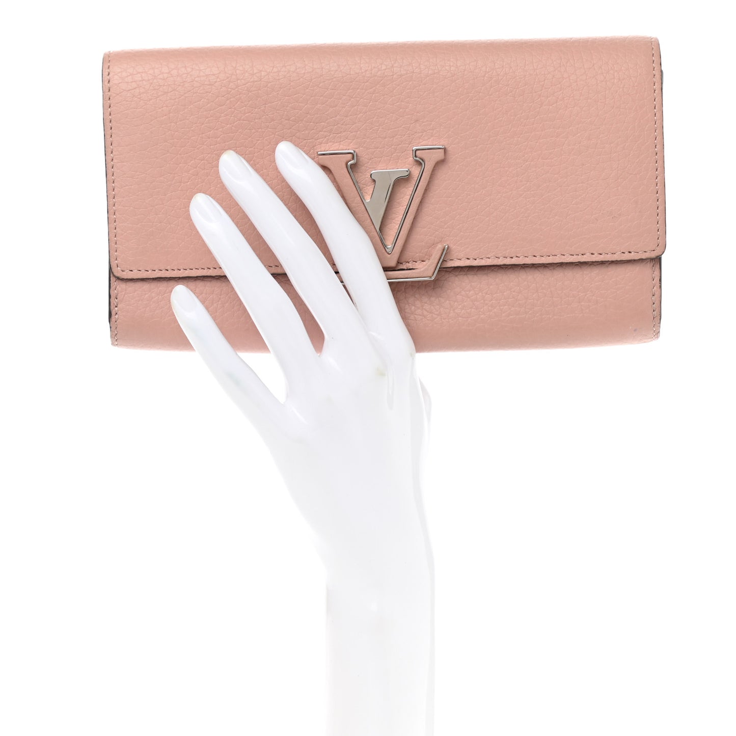 Taurillon Capucines Wallet Magnolia