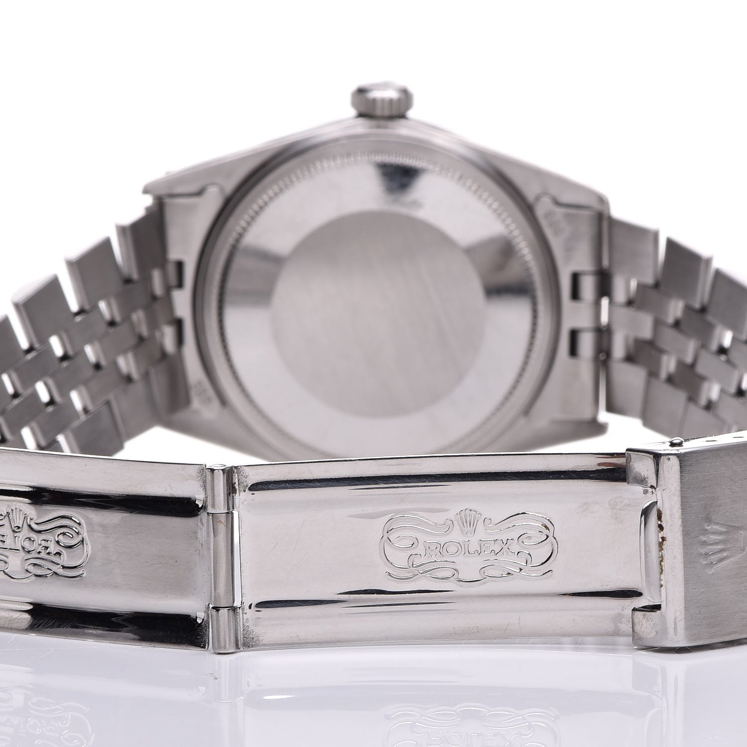 Rolex Stainless Steel 18K White Gold 36mm Oyster Perpetual Datejust Watch Silver 16234 6 of 7
