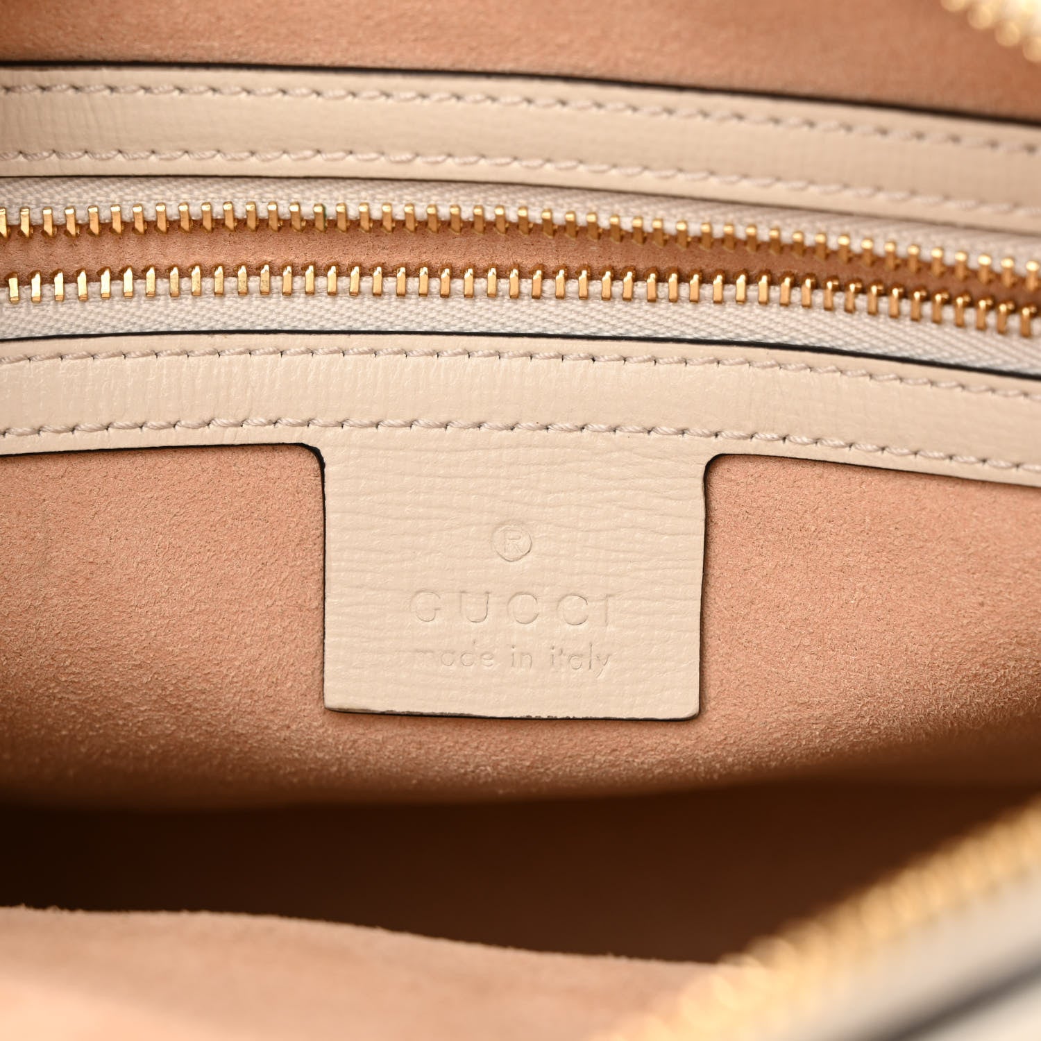 Gucci GG Supreme Monogram Small Horsebit 1955 Shoulder Bag Beige Mystic White 6 of 13