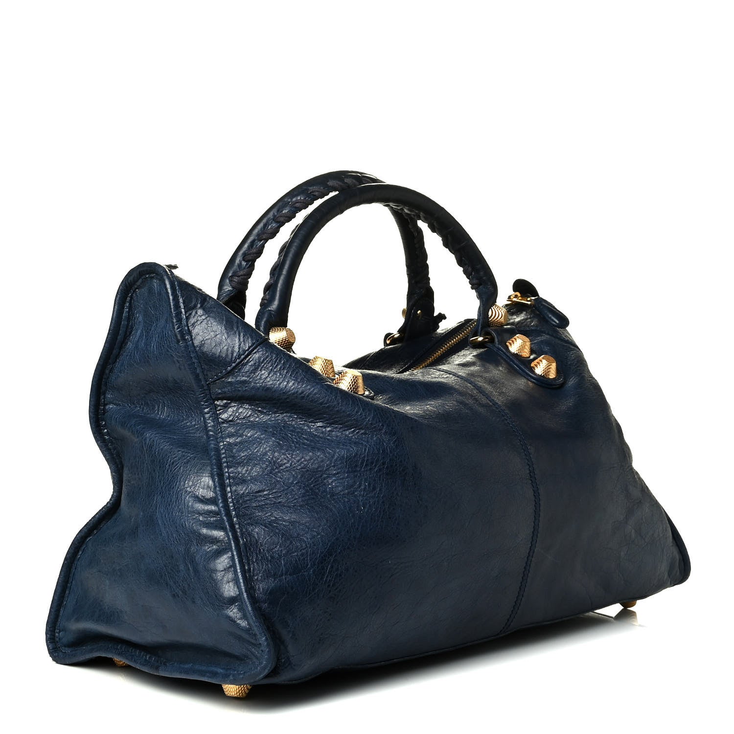 Balenciaga Agneau Giant 21 Gold Hardware Work Marine 2 of 7
