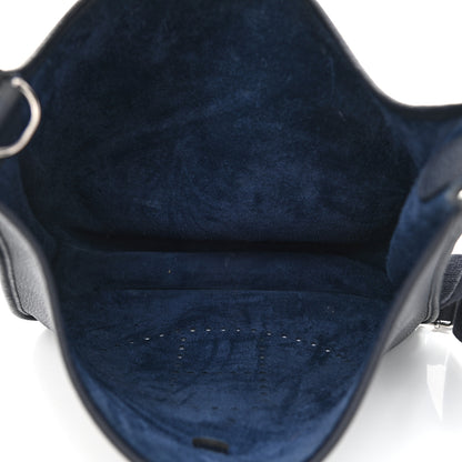 Hermes Taurillon Clemence Evelyne III GM Bleu Nuit 5 of 12