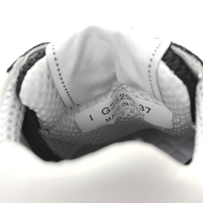 Chanel Mesh Suede Grained Calfskin Womens CC Sneakers 37 Black White 8 of 8