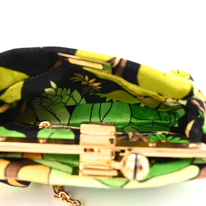 Fendi Velvet Dream Garden Small Peekaboo Click Bag Verde Multicolor Black 5 of 10