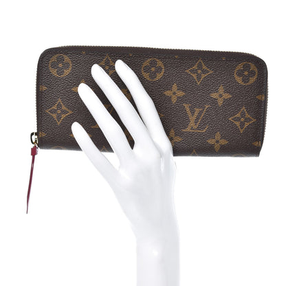 Louis Vuitton Monogram Clemence Wallet Fuchsia 2 of 8