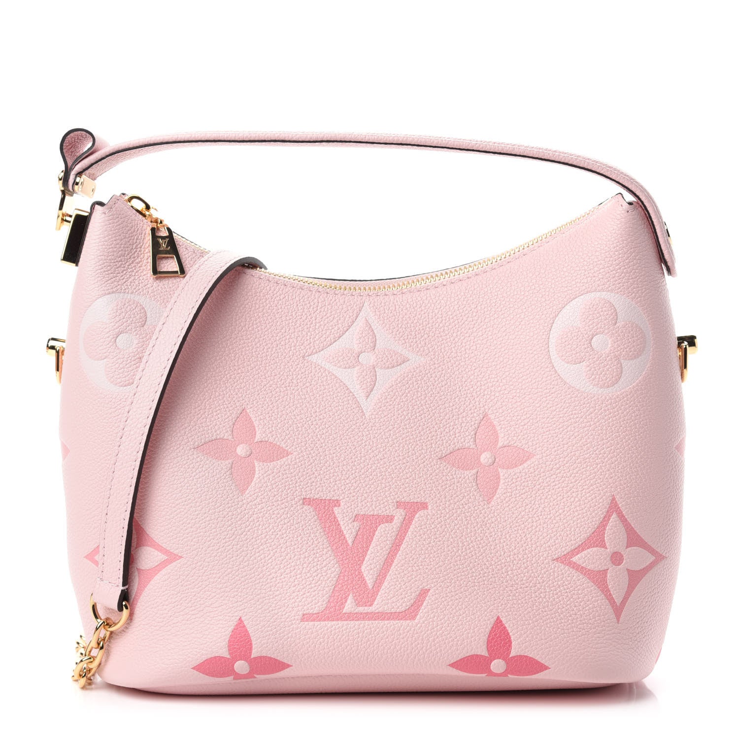 Louis Vuitton Empreinte Monogram Giant By The Pool Marshmallow Hobo PM Bouton De Rose 1 of 11