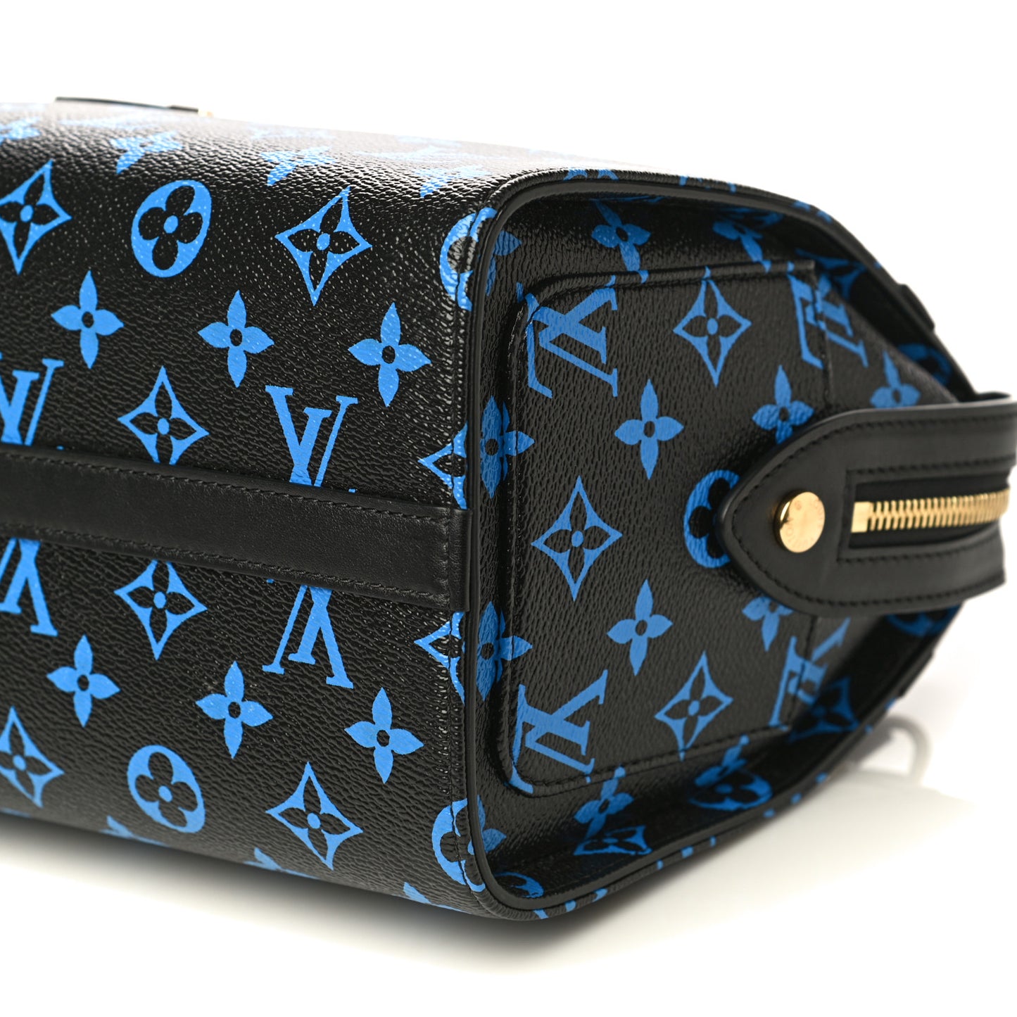 Colored Monogram Speedy Amazon PM Blue Black