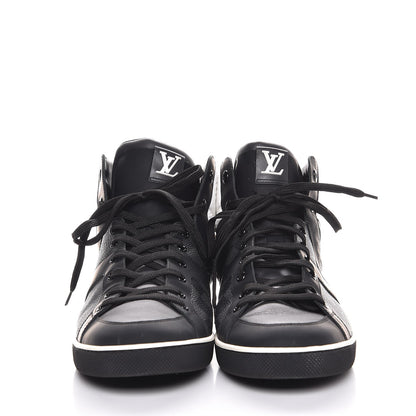 Louis Vuitton Calfskin Damier Graphite Heroes High Top Sneakers 11 2 of 10
