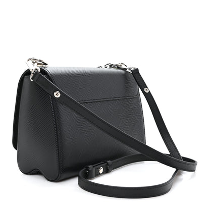 Louis Vuitton Epi Whipstitch Heart Twist Shoulder Bag MM Black 3 of 9