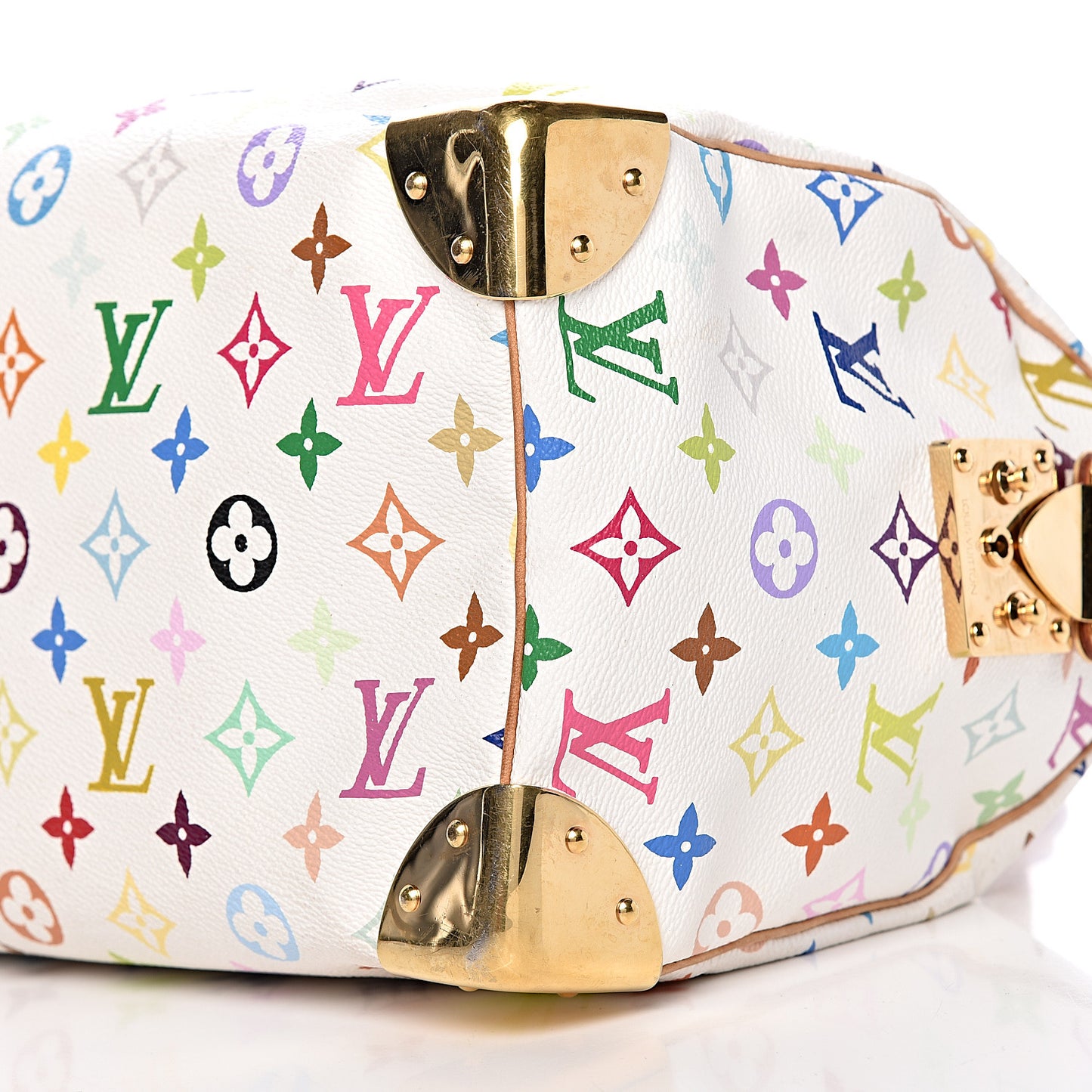 Monogram Multicolor Speedy 30 White