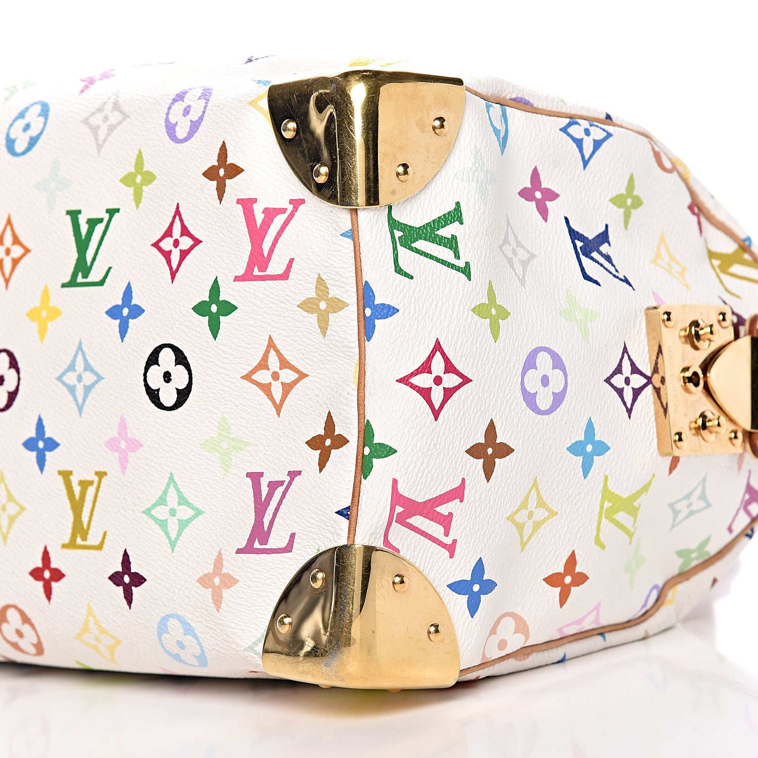 Louis Vuitton Monogram Multicolor Speedy 30 White 13 of 14