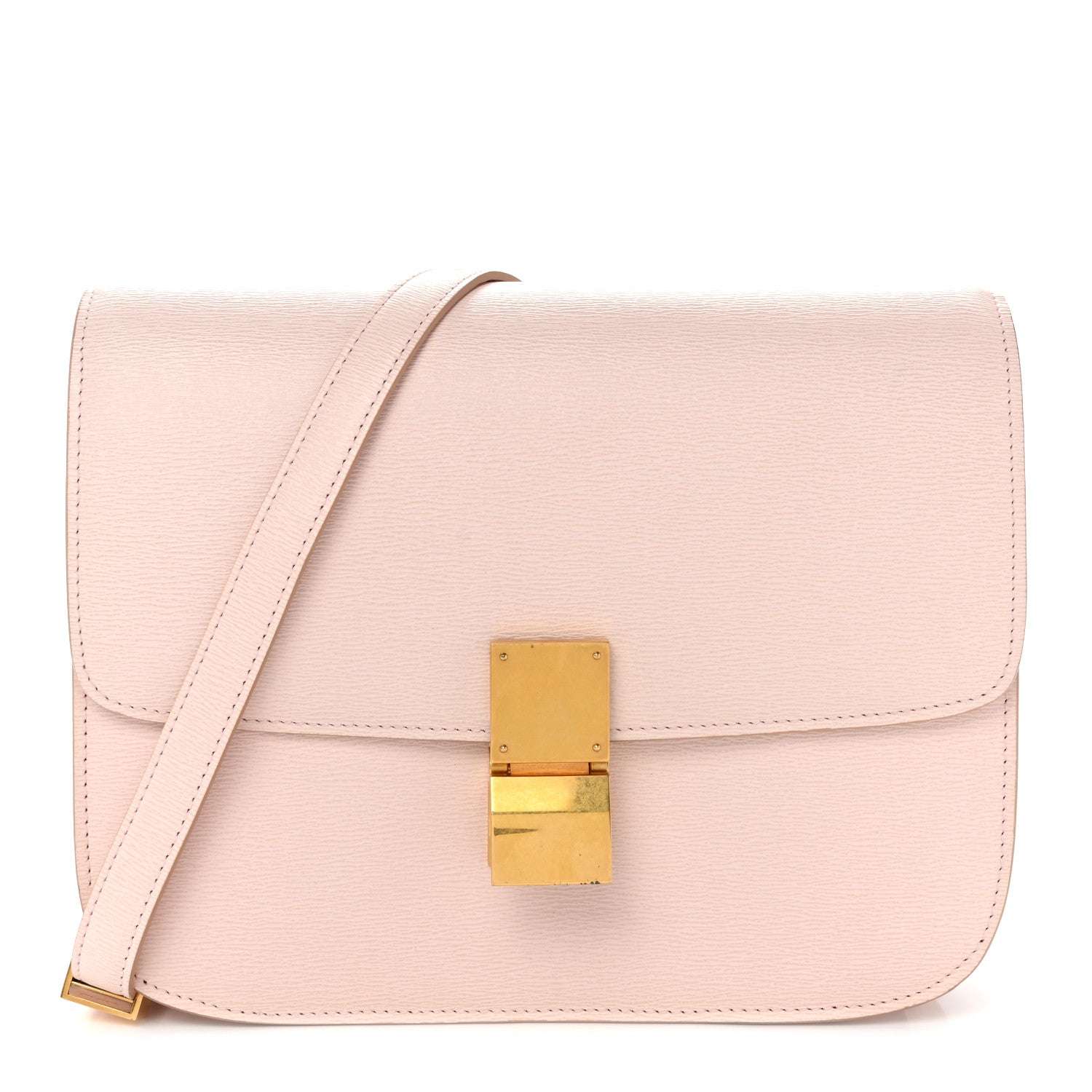 Celine Liege Calfskin Medium Classic Box Flap Bag Pale Pink 1 of 14