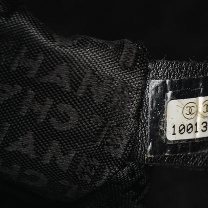 Chanel Lambskin Stitched Medium Ultimate Soft Tote Black 7 of 7